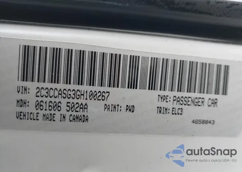 2016 Chrysler 300C Platinum Awd from USA, damaged, VIN 2C3CCASG3GH100267